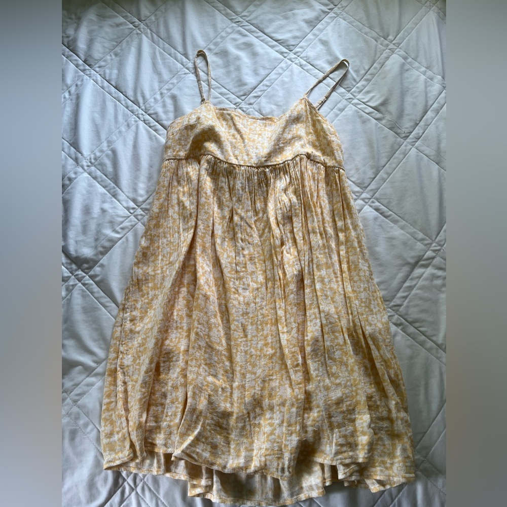 American Eagle Outfitters Light Yellow Dress